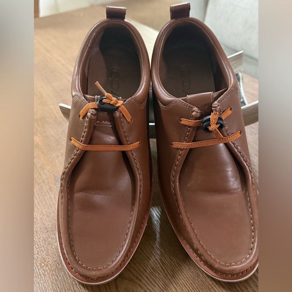 Coach Brown Saddle Banks Boots